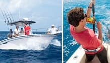 Fishing gear at Fowl Cay Resort