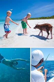 Try fishing, sailing and snorkeling in the Bahamas at Fowl Cay